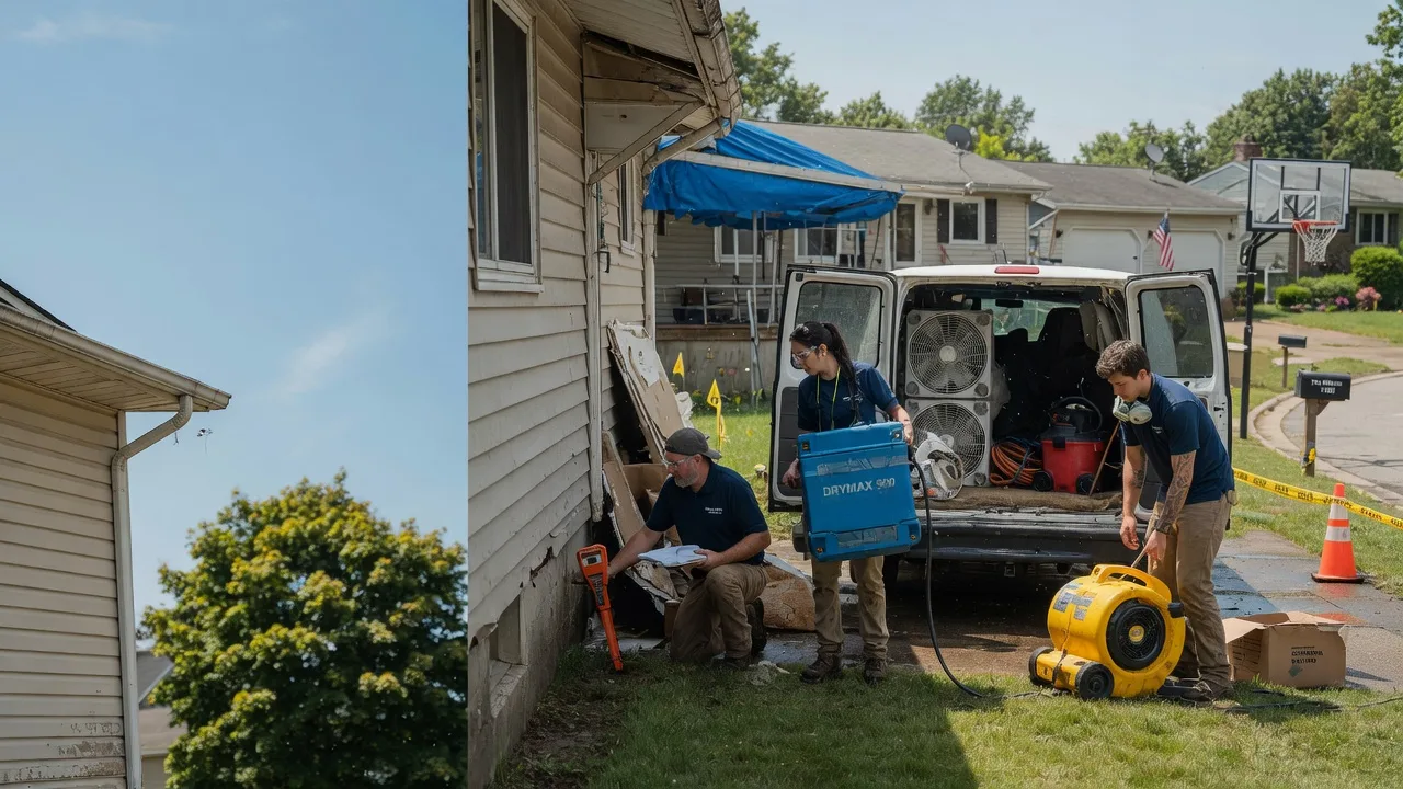Ceiling Leak Cleanup in Denver, PA near me